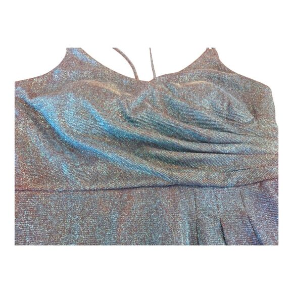 Nightway Sparkly Formal Gown Azure Teal Blue NWT 10P Wedding Pageant Holiday - Picture 13 of 16